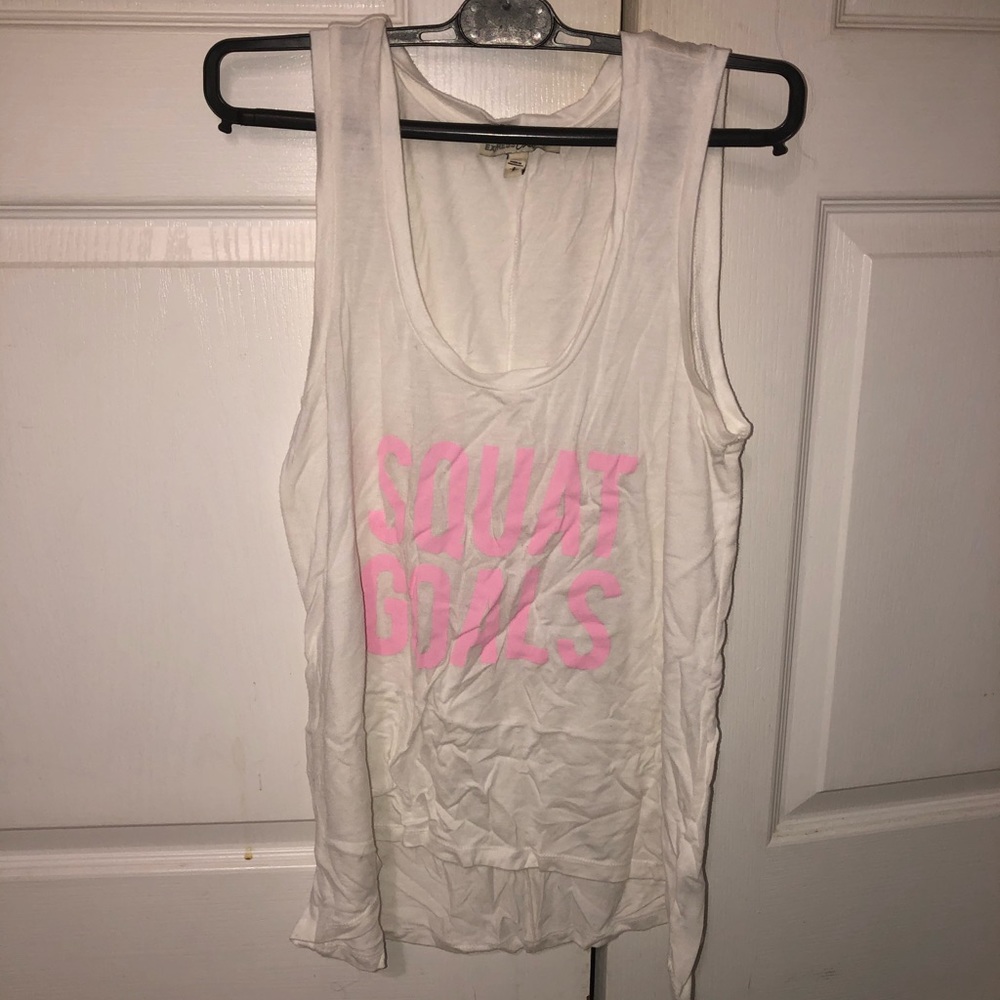 “Squat goals” Express muscle tee